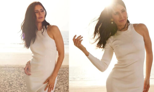 Katrina Kaif poses on the beach in white, Anushka Sharma, Ranveer Singh praise her ‘beauty’