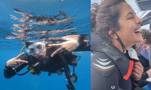 Priyanka Chopra spends Sunday scuba diving with Citadel crew, gets a shoutout from Parineeti Chopra