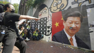 Chinese leadership touring ‘democratic’ Hong Kong, Pakistan.