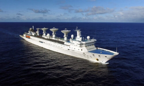 Chinese missile tracker ship prospecting Indian Ocean bed south of Sri Lanka