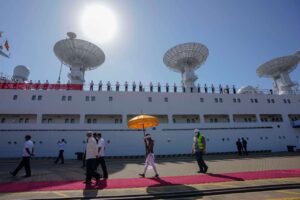 Chinese ship at Hambantota calls for to look closely at its maritime strategy