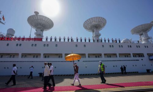 Chinese ship at Hambantota calls for  to look closely at its maritime strategy