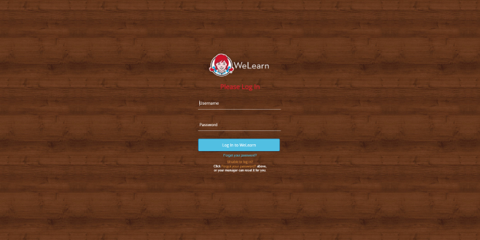 Welearn 2.0 Login