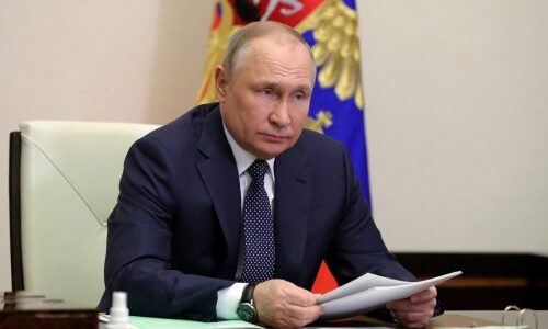 PUTIN RECOGNISES INDEPENDENCE FOR TWO MORE UKRAINE REGIONS