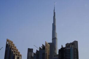 Fire Breaks Out at High-rise Building in Dubai Near Burj Khalifa