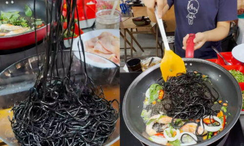 Thailand’s Unique Black Noodles Goes Viral
