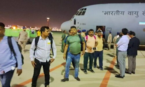 3rd Batch Of 135 Indians Carried By IAF Aircraft From Port Sudan Arrives In Jeddah