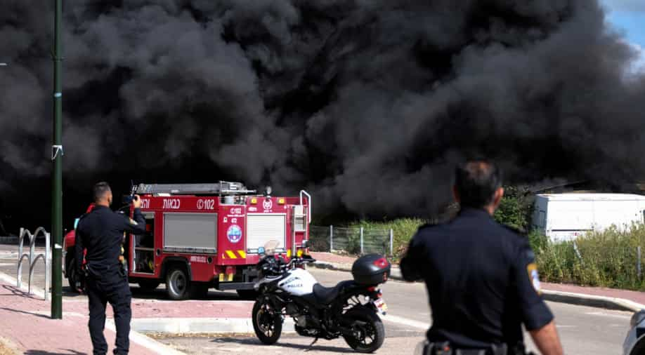 Lebanon fires barrage of rockets after clashes at al-Aqsa mosque